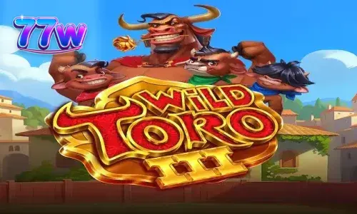 Interface do jogo Wild Toro 3 destacando o touro e o cenário espanhol